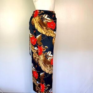 VINTAGE ROBBY LEN FASHIONS Hawaiian wrap shirt size large 70s